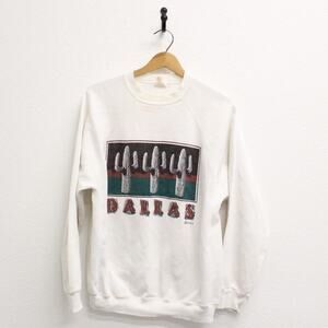 Vintage Dallas Texas Cactus Sweatshirt XL